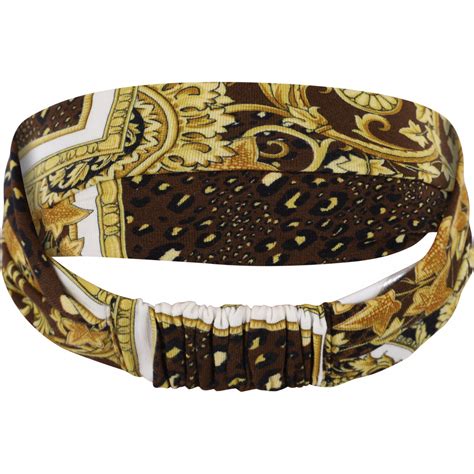 white versace headband|Versace hair band.